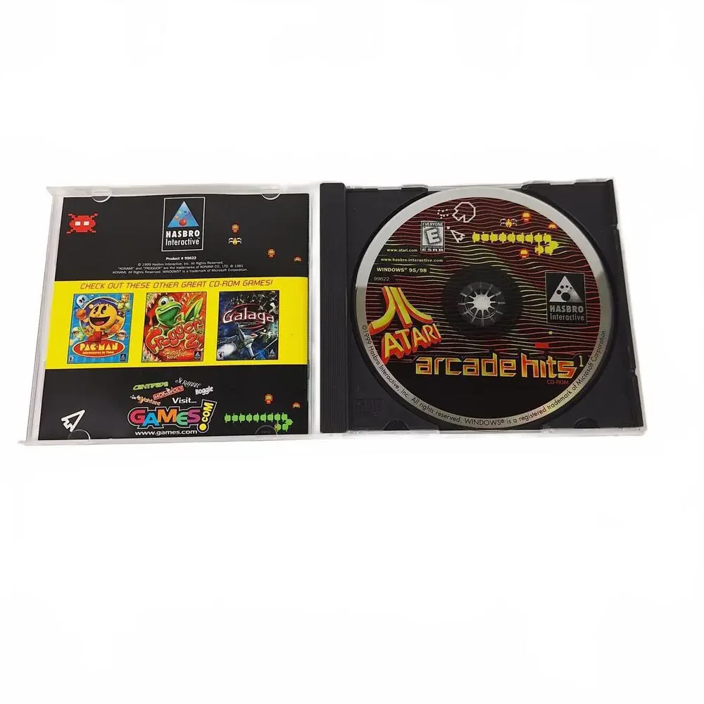 Atari Arcade Hits Volume 1 PC Game Windows 95 98 Asteroids Centipede Pong Retro